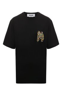 Хлопковая футболка MSGM