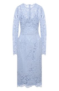 Платье из вискозы и хлопка Dolce & Gabbana