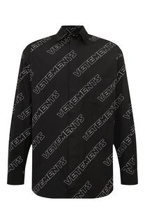 Хлопковая рубашка VETEMENTS