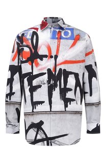 Хлопковая рубашка VETEMENTS