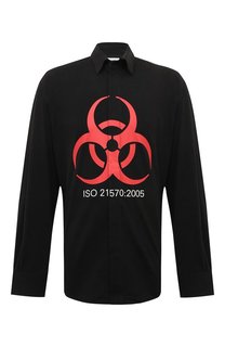 Хлопковая рубашка VETEMENTS