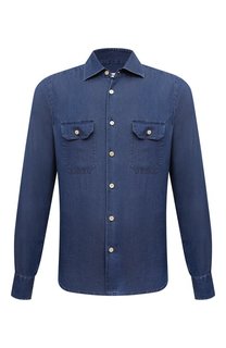 Джинсовая рубашка Kiton