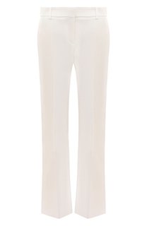 Брюки из хлопка и льна Nina Ricci