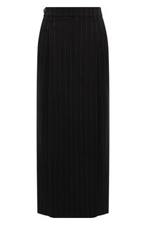 Юбка из шерсти и хлопка Brunello Cucinelli