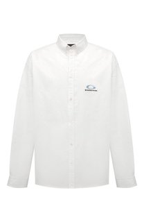 Хлопковая рубашка Balenciaga