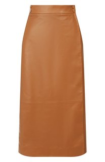 Кожаная юбка Loro Piana