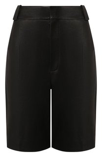Кожаные шорты Saint Laurent