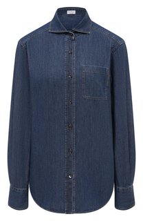 Джинсовая рубашка Brunello Cucinelli