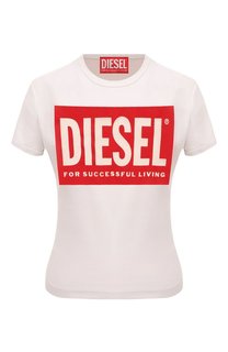 Хлопковая футболка Diesel