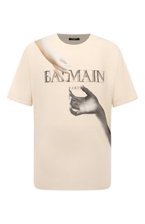 Хлопковая футболка Balmain