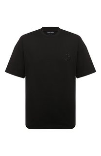 Хлопковая футболка Giorgio Armani