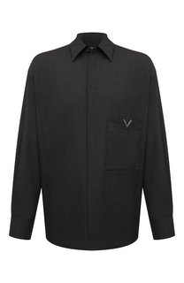 Шерстяная рубашка Valentino