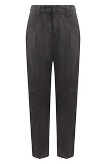 Замшевые брюки Brunello Cucinelli