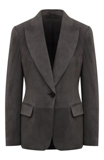 Замшевый жакет Brunello Cucinelli