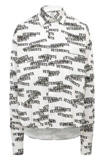 Хлопковая рубашка VETEMENTS