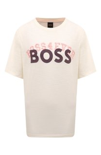 Хлопковая футболка BOSS Orange