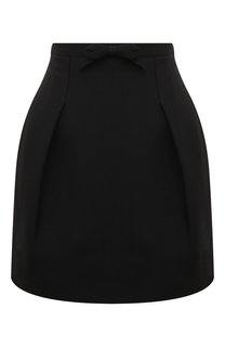 Юбка из шерсти и шелка Valentino