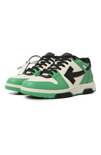 Кожаные кеды Out of Office Off-White
