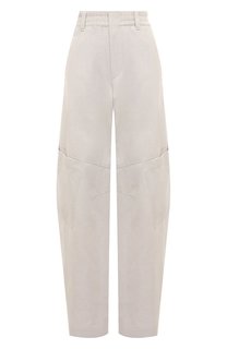 Брюки из хлопка и льна Brunello Cucinelli
