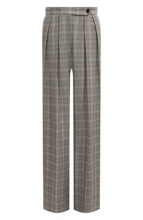 Брюки из вискозы и хлопка Dries Van Noten