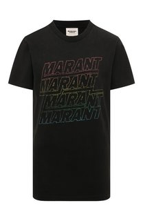Хлопковая футболка Isabel Marant Etoile