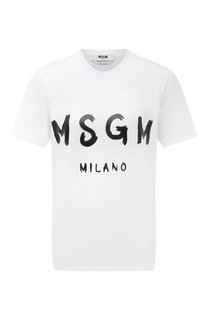 Хлопковая футболка MSGM