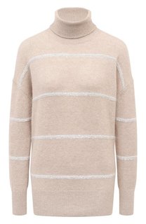 Свитер из шерсти и хлопка Brunello Cucinelli