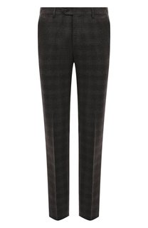 Брюки из шерсти и хлопка Corneliani