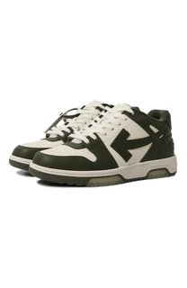 Кожаные кеды Out of Office Off-White