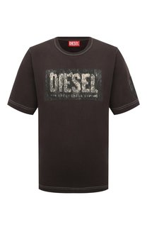 Хлопковая футболка Diesel