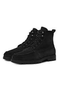 Замшевые ботинки Detroit Santoni