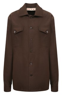Хлопковая рубашка Marni