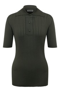 Поло из вискозы Jil Sander