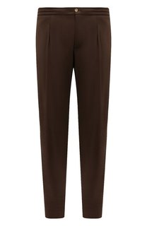 Брюки из шерсти и шелка Marco Pescarolo