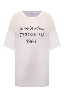 Хлопковая футболка Acne Studios