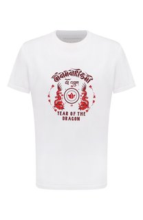 Хлопковая футболка Maharishi