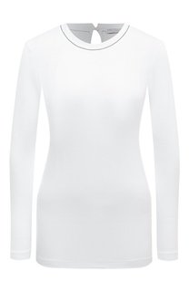 Хлопковый лонгслив Brunello Cucinelli