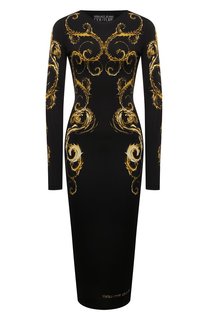 Платье из вискозы Versace Jeans Couture