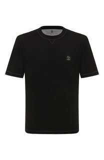 Хлопковая футболка Brunello Cucinelli