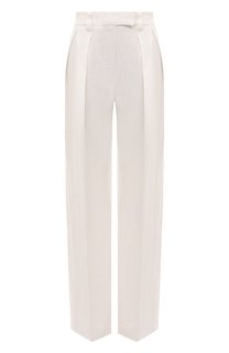 Брюки из вискозы и льна Brunello Cucinelli