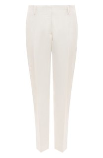 Брюки изо льна и хлопка Dries Van Noten