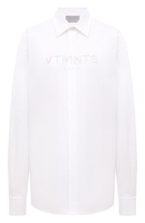 Хлопковая рубашка VTMNTS