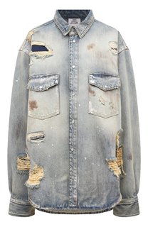 Джинсовая рубашка VETEMENTS
