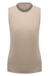 Хлопковый топ Brunello Cucinelli