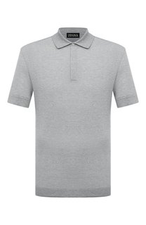 Поло из хлопка и льна Zegna