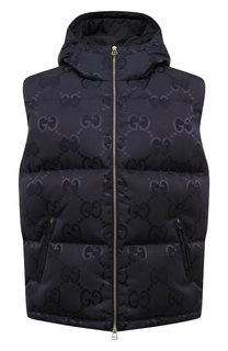 Пуховый жилет Jumbo GG Gucci