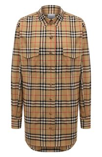 Хлопковая рубашка Burberry