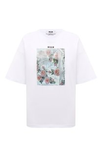 Хлопковая футболка MSGM