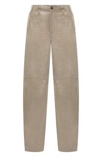 Кожаные брюки Brunello Cucinelli