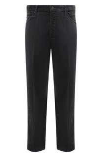 Брюки из хлопка и вискозы Emporio Armani